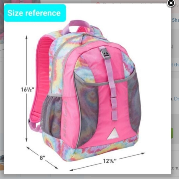 NWT L.L. Bean Explorer Backpack Print III Dark Loden Camo & Orange - Picture 11 of 11